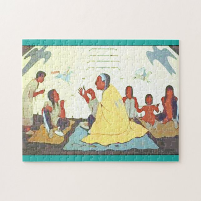 Puzzle de conteur de Lakota (Horizontal)
