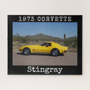Puzzle de Corvette Stingray jaune 1973