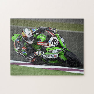 puzzle de course de moto