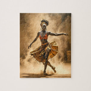 Puzzle de danseuse africaine