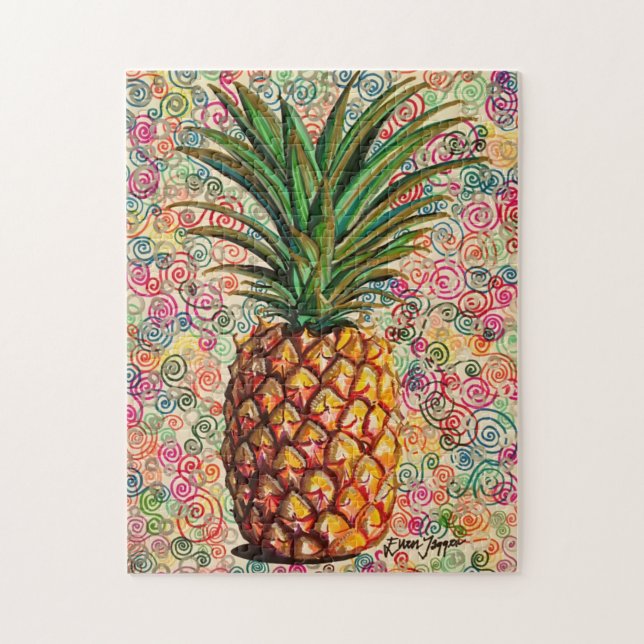 Puzzle de dessin d'ananas (Vertical)