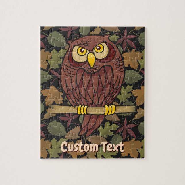 Puzzle de dessin de hibou (Vertical)