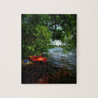 Puzzle de deux kayaks