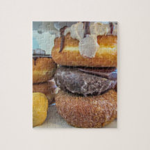 Puzzle de donuts frais