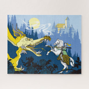 Puzzle de dragon 16x20 pour les personnes aveugles