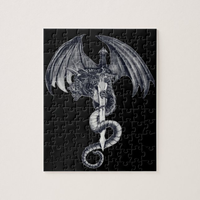 Puzzle de dragon et d'épée (Vertical)