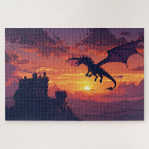Puzzle de dragon gallois mythique