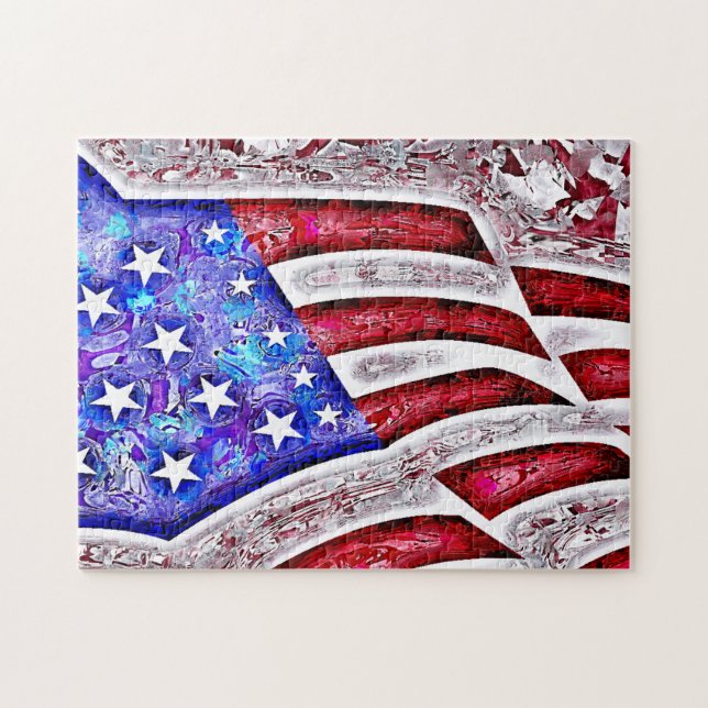Puzzle de DRAPEAU AMÉRICAIN (Horizontal)