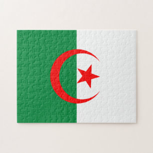 Puzzle de drapeau de l'Algérie