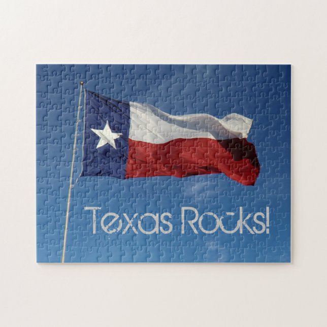 Puzzle de drapeau du Texas (Horizontal)