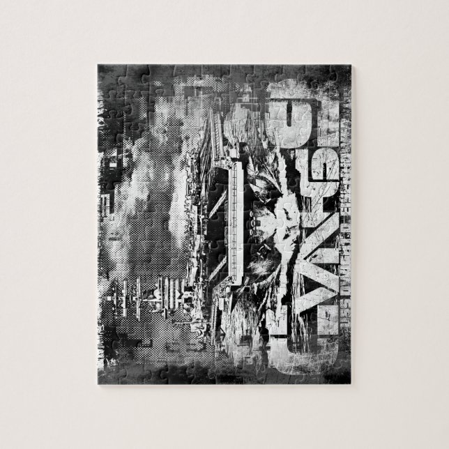 Puzzle de Dwight David Eisenhower de porte-avions (Vertical)