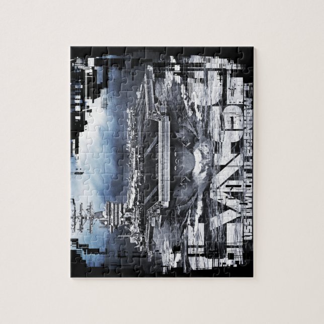 Puzzle de Dwight David Eisenhower de porte-avions (Vertical)