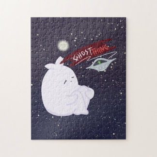 Puzzle de fantôme et d'UFO mignon