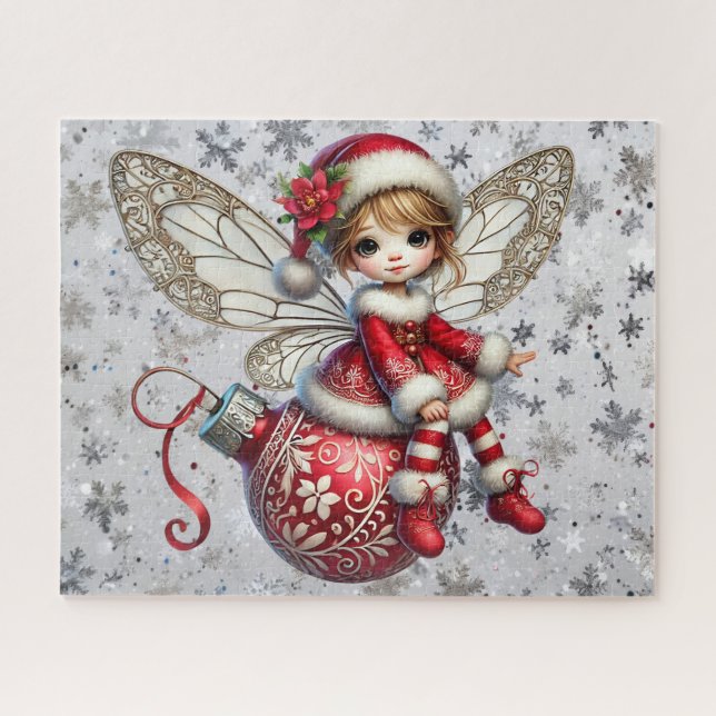 Puzzle de fées de Noël (Horizontal)