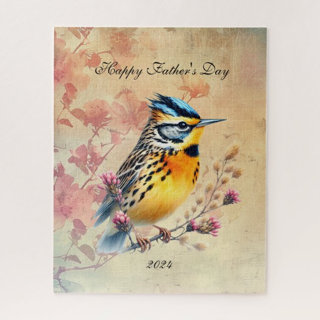 Puzzle de Fête des pères joyeuse de Songbird (Vertical)