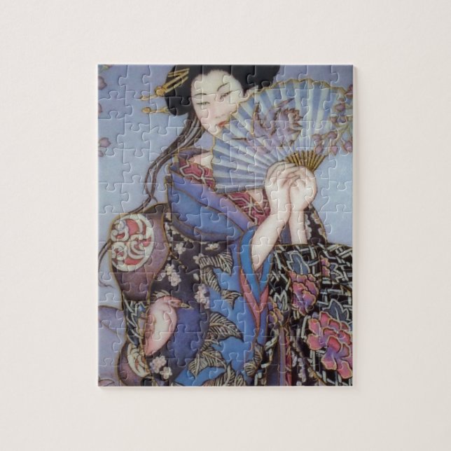 Puzzle de fille de geisha (Vertical)