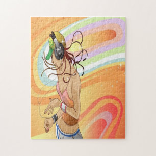 Puzzle de fille de hip hop