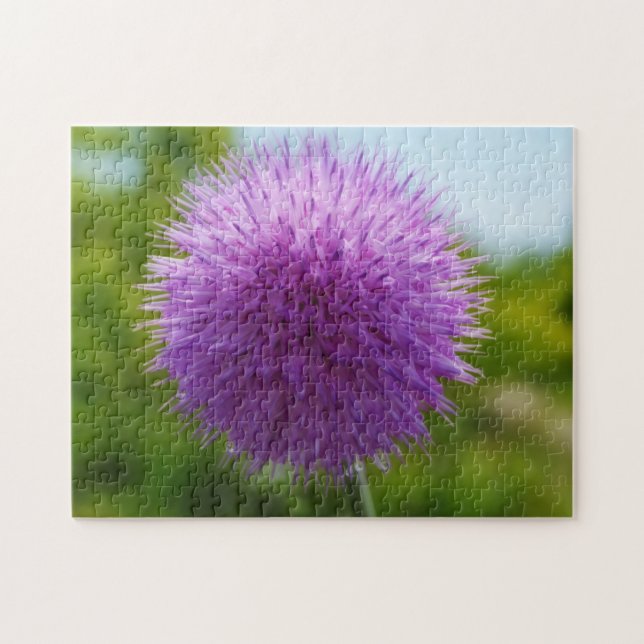 Puzzle de fleur de chardon sauvage du Texas (Horizontal)