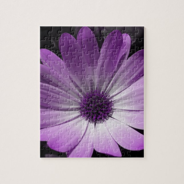 Puzzle de fleur pourpre (Vertical)