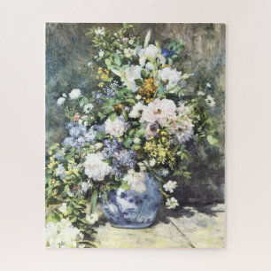 Puzzle de fleurs dans un vase de Renoir