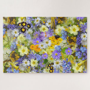 puzzle de fleurs de printemps