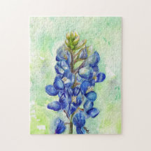 Puzzle de fleurs du Texas Bluebonnet