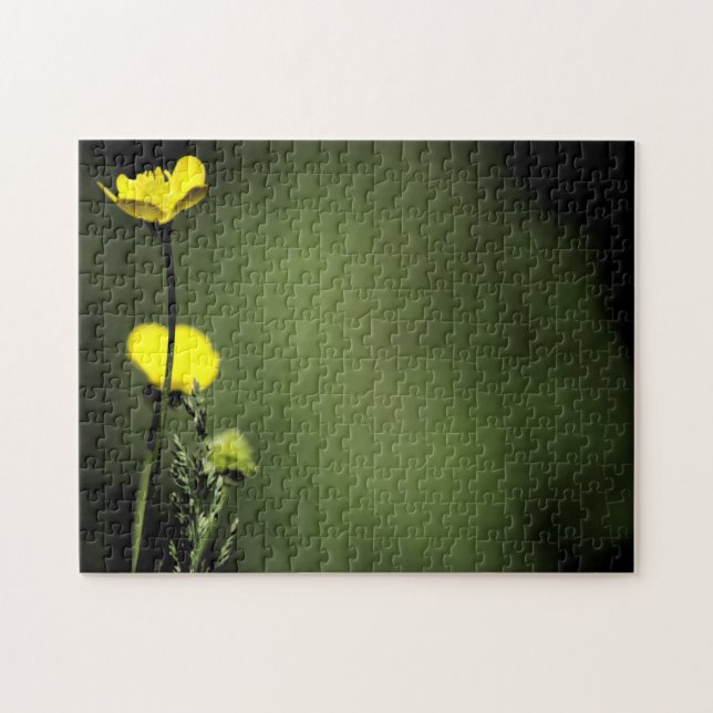 Puzzle de fleurs jaunes (Horizontal)