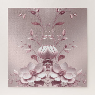 Puzzle de fleurs roses