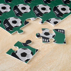 Puzzle de football vert