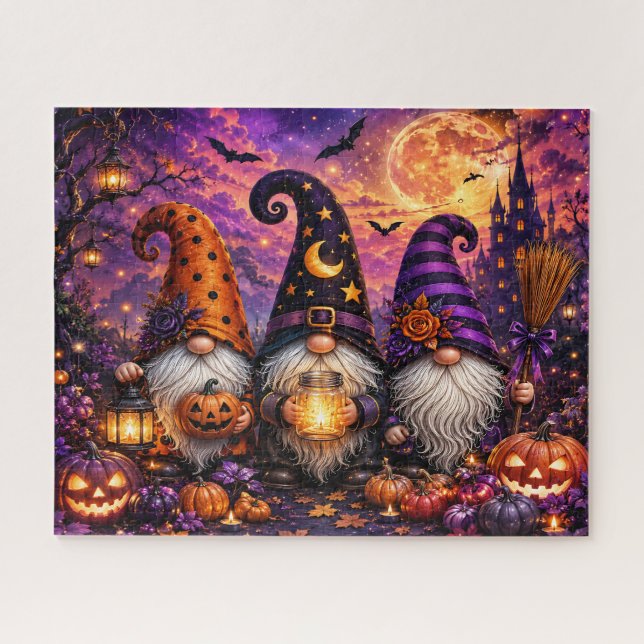 Puzzle de gnome d'Halloween (Horizontal)
