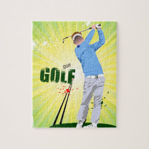 Puzzle de golf Sunburfer avec golfeur