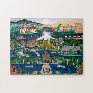 Puzzle de gorge du fleuve Columbia