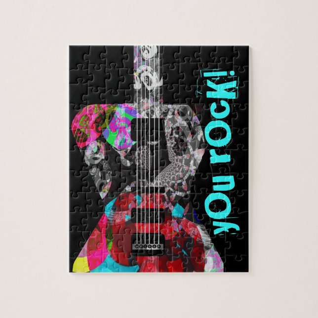 Puzzle de guitare "de collection de balancier" (Vertical)