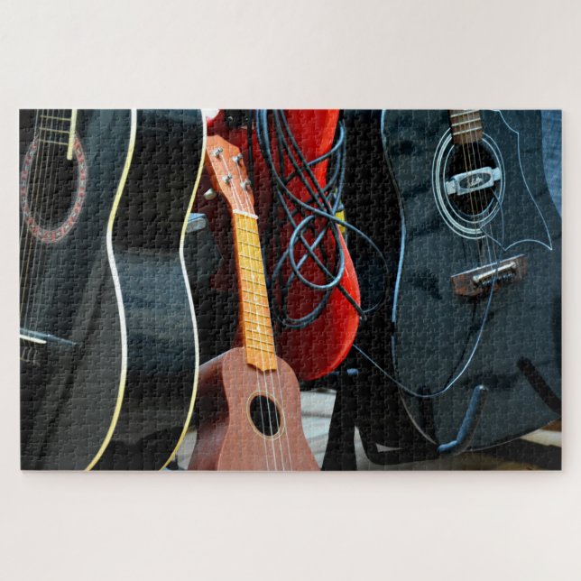puzzle de guitares acoustiques (Horizontal)