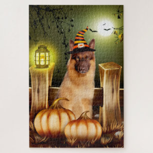 Puzzle de Halloween Berger Allemand