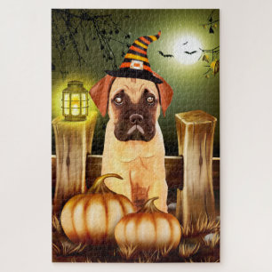 Puzzle de Halloween Bullmastiff