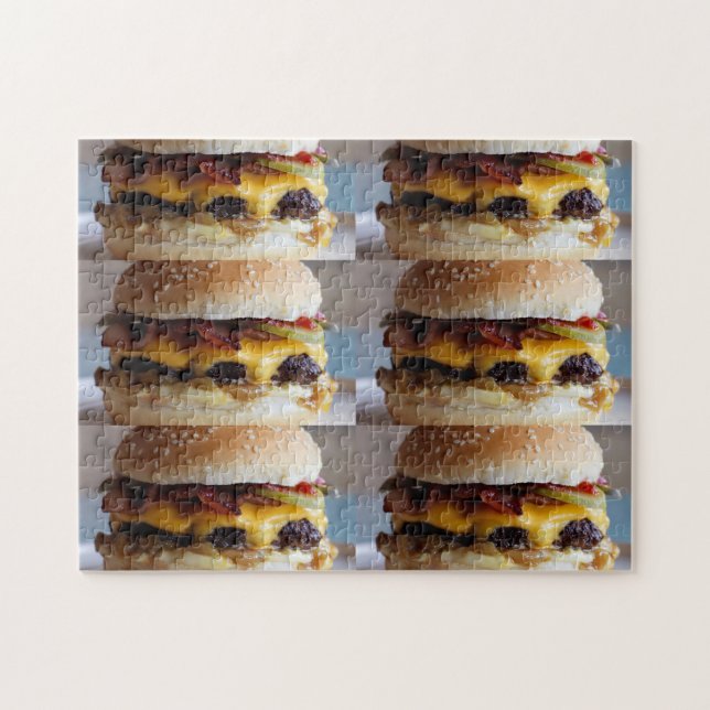 Puzzle de hamburger au bacon de Big Bob (Horizontal)