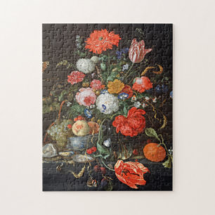 Puzzle de Heem Fleurs Huîtres de Fruit Peinture