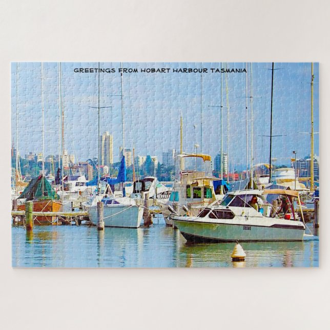 Puzzle de Hobart Harbor Tasmanie (Horizontal)