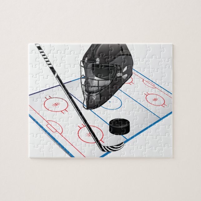 Puzzle de hockey sur glace (Horizontal)
