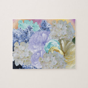 Puzzle de jardin de fleurs mixtes