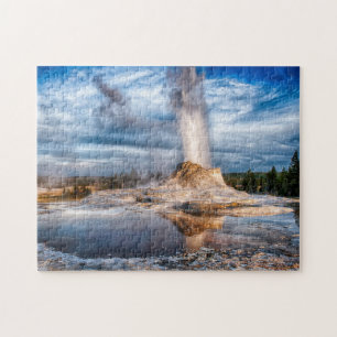Puzzle de jeu de geyser de Yellowstone