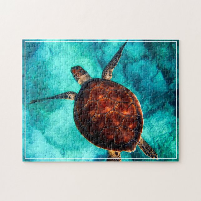 Puzzle de jeu de tortue de mer (Horizontal)