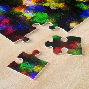 Puzzle de jigsaw de la disco Abstraite