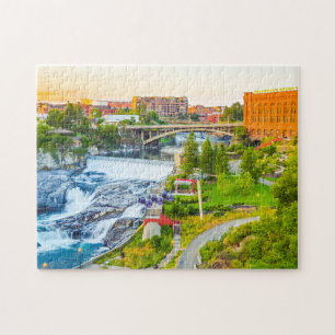 Puzzle de Jigsaw de Spokane Falls