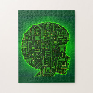 Puzzle de jigsaw en circuit africain