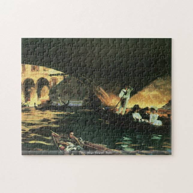 Puzzle de John Singer Sargent - de Rialto (Horizontal)
