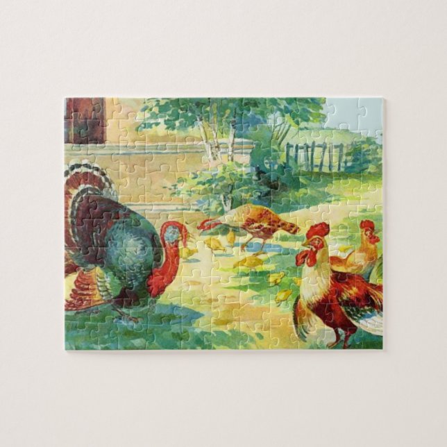 Puzzle de Jour d'Action de grâce (Horizontal)