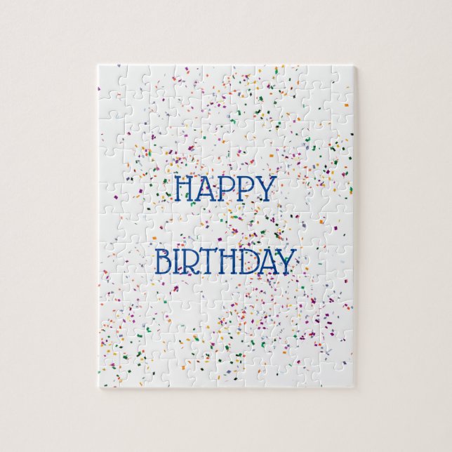 Puzzle de joyeux anniversaire (Vertical)