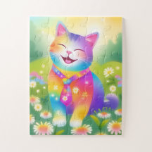 Puzzle de Kitty Kid coloré